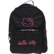 Resim Over-Q Naylon Siyah Kız Çocuk Sırt Çantası Hello Kıtty 76558 