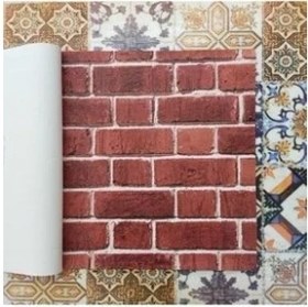 Resim Golden Taş Desenli 3 Boyutlu 13631 Duvar Kağıdı (5m²) - Tutkal Hediyeli 