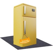 Resim Store Kaymaz Taban Yıkanabilir Buzdolabı Matı Uzun Ömürlü Kesilebilir Su Geçirmez Emici Halı (91X91) 