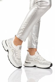 Resim Guja Beyaz Anorak Hafif Taşlı Kadın Casual Ayakkabı 26Y303 G 