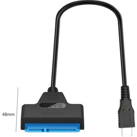 Resim Alfais 4393 Type C 3.1 USB To 2.5 3.5 Inç Sata SSD HDD Hard Disk DVD Kablosu 