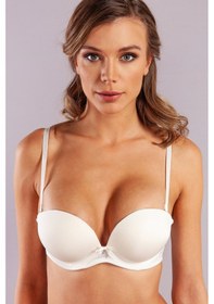 Resim Genius Balconette Heavy Push Up Bra, Ekru Konforlu Ve Şık Sütyen Çok Renkli 