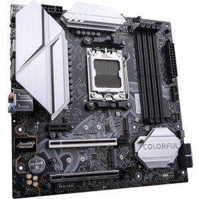 Resim Colorful BATTLE-AX B650M-PLUS V14 DDR5 7600MHz mATX AM5 Oyuncu Anakart 