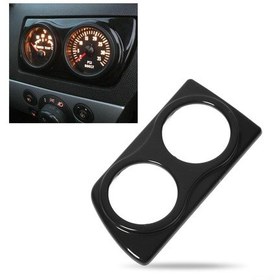 Resim Wezone Vauxhall Astra H Vxr Mk5 Rhd İçin Abs Materyal 52mm Gösterge Kutusu - Aydınlatma Sistemi Adaptörü Parlak Siyah 