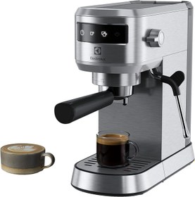 Resim Electrolux E6Ec1-6St Explorer 6 Espresso Cappuccino Kahve Makinesi | Isı Kontrol Teknolojisi, Süt Kö 