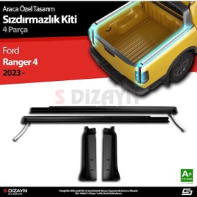 Resim S-dizayn Ford Ranger 4 Kasa Sızdırmazlık Kiti 2023 Üzeri A+ Kalite 