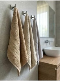 Resim 3’lü El Havlusu Seti 50x90 cm - Pamuklu, Ultra Yumuşak, Yüksek Su Emiş Gücü, Hızlı Kuruyan 