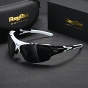 Resim Willowhaven Reydix Unisex Polarize Spor Gözlüğü Beyaz Siyah Oktagonal Çerçeve Rüzgar Koruma 12+ 