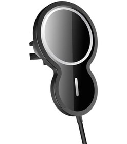 Resim Sones W34 Ters Sukabağı Şeklinde Manyetik Araç Kablosuz Şarj Cihazı Cep Telefonu Tutucu Siyah 