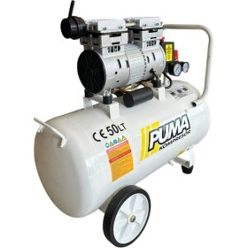 Resim Puma 50 Lt Kompresör (Yağsız-Sessiz 1 Hp) 