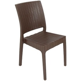 Resim Luna Elit Rattan Sandalye 2 Adet Eko Kahverengi 