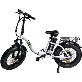 Resim TBIKE T-Bike Q5 250w Katlanabilir Elektrikli Bisiklet Beyaz-Mavi-Siyah 