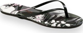 Resim Tkees Tk-2209 Klasik Desenli Parmak Arası Haki Kadın Terlik 