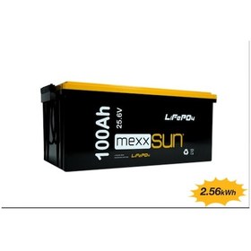 Resim Mexxsun - İnges 25,6 Volt 100 Amper Lityum Akü - 2,56 Kwh Lifepo4 Batarya - 24 Volt 
