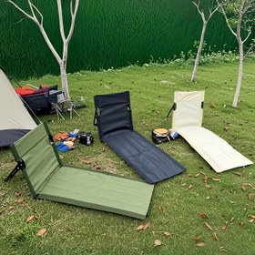 Resim Üç Renk Seçeneği ile Uzun Katlanabilir Şezlong. Bu Outdoor Alüminyum Alaşım Destek Çubuğu Çim Şezlong Kamp için Mükemmel ve Taşınabilir bir Tembel Plaj Şezlongu. 