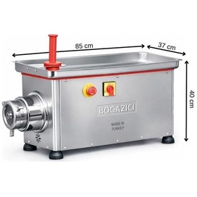 Resim Boğaziçi No 32 Sök Tak Kafa Paslanmaz Kıyma Makinesi 380v 