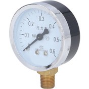 Resim Tenfowee 1/4 Npt Rakörlü Demir Kasa Basınç Göstergesi - Yüksek Hassasiyetli, Su/hidrolik/yakıt Basıncı Ölçümü - Petrol Kimya Endüstrisi İçin 