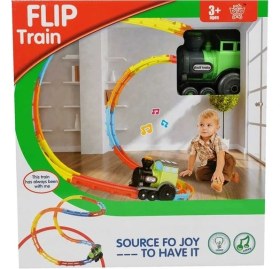 Resim Limon Oyuncak Kutulu Pilli Takla Atan Tren Seti D9081 