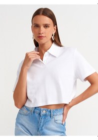 Resim Dilvin Klasik Denim Mom Şort 101a71507 Mavi 