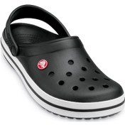 Resim Crocs Crocband Siyah Kenarı Siyah Çizgili Terlik / Sandalet 11016 