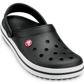 Resim Crocs Crocband Siyah Kenarı Siyah Çizgili Terlik / Sandalet 11016 