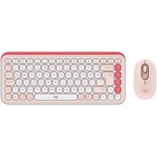 Resim Logitech Pop Icon Kablosuz Bluetooth Sessiz Q Klavye ve Mouse Seti 