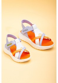 Resim Şirinbebe Şiringenç Yüz Direkli Çapraz Bantlı Ortopedik Lila Kız Bebek Kız Çocuk Sandalet-3094-lila Lila 