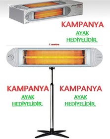Resim Spech Power AWOX Ayaklı Soba- Ecotec 2500w Infrared Isıtıcı 