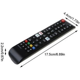 Resim Samsung Uyumlu Bn59-01315a Netflix / Prime Video / Hulu Smart Tv Led Kumanda 1264 
