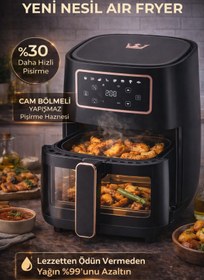 Resim ozbience HIKING Serisi HAF-502 Airfryer, Sağlıklı ve Lezzetli Yemekler İçin 