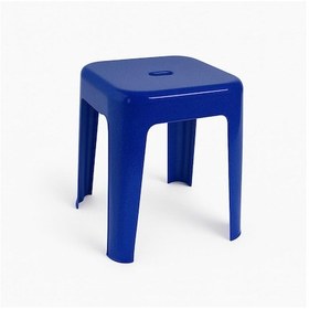 Resim Saban Tabure Sağlam Plastik Kırılmaya Dayanıklı Bahçe, Balkon ,banyo Mavi 