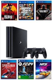 Resim Sony Playstation 4 Pro 1 TB Yenilenmiş + 2 Kol + PS4 Oyunu 