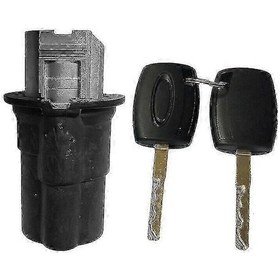 Resim Transit Mk8 2014 - 2019 Araç Kaput Kilidi Tamir Takımı 1926225 Gümüş Siyah Kaput İçin 2 Anahtar 