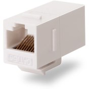 Resim Rj45 Cat5e Keystone Konnektör Jack Dişi-dişi Ara Adaptör 