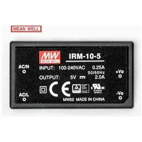 Resim Meanwell Irm-10-5 ,110v..220vac 5vdc/2.0a Pcb Güç Kaynağı Siyah 