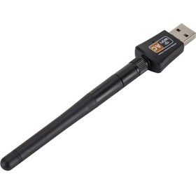 Resim 3c Store USB Wifi Adaptörü 802.11B / G / N Anten 600MBPS Usb2.0 Kablosuz Alıcı Dongle Ağ Lan Kartı Tv Kutusu Laptopwi-Fi Için (Yurt Dışından) 