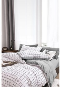 Resim Always Çiftküçükkare Çarşafı Lastikli Tek Kişilik Çift Taraflı Nevresim Takımı 