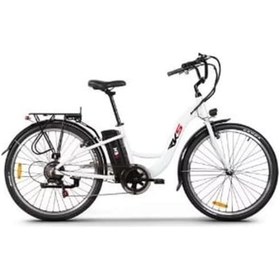 Resim Rks Mb6-s Pedal Destekli Elektrikli Bisiklet Beyaz Beyaz 