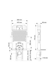 Resim Visam Gömme Rezervuar Beyaz 