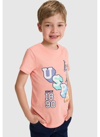Resim U.s. Polo Assn. Erkek Çocuk Mercan Tişört 50327027-vr204 Coral 