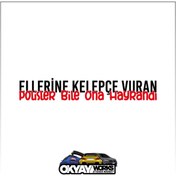 Resim OkyayWorks Ellerine Kelepçe Vuran Polis Sticker - Siyah 