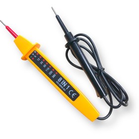 Resim Tek-İş Kablo Faz Voltaj Dedektörü Kontrol Kalemi ölçüm Aleti 8 In 1 Voltaj test Cihazı 