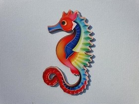 Resim 2 Adet 3D Görünümlü Deniz Atı Magnet 6 x 9 cm 