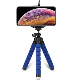 Resim Wozlo 3 Ayaklı Gorilla Ahtapot Kamera Cep Telefonu Tripod Mavi 