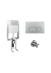 Resim Turkuaz Cerastyle Hera Kanalsız Asma Klozet Gömme Rezervuar Tam Set 