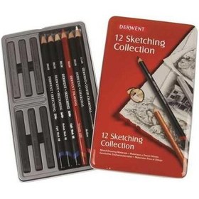 Resim Derwent Sketching Collection 12'Li 