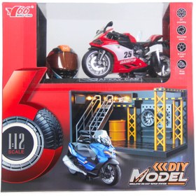 Resim NW NessiWorld 1/12 Motosiklet Ducati PB 3R Sesli ve Işıklı 