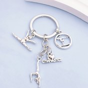 Resim Jimnastik tutkunları için yaratıcı anahtarlık - moda DIY jimnastik sporcu hediyesi 