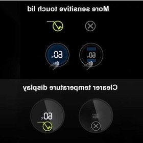 Resim Besthome1 Stainless Steel Isı Gösteren Vakum Termos Bardak - Led Dokunmatik Ekran, 500ml, Günlük Kullanım İçin Dayanıklı, Altın 