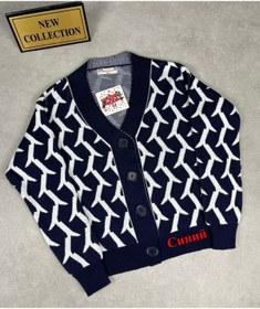 Resim Minimoda Kids Desenli Kız Hırka 